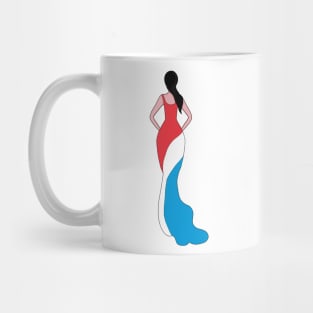 Luxembourg Woman Mug